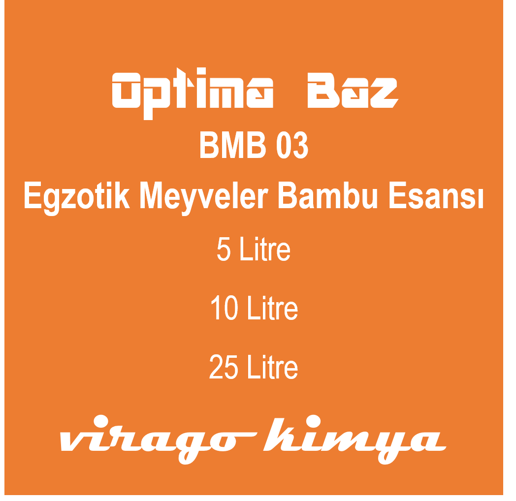 Optima Baz BMB - 03 Egzotik Meyveler Bambu Esansı 