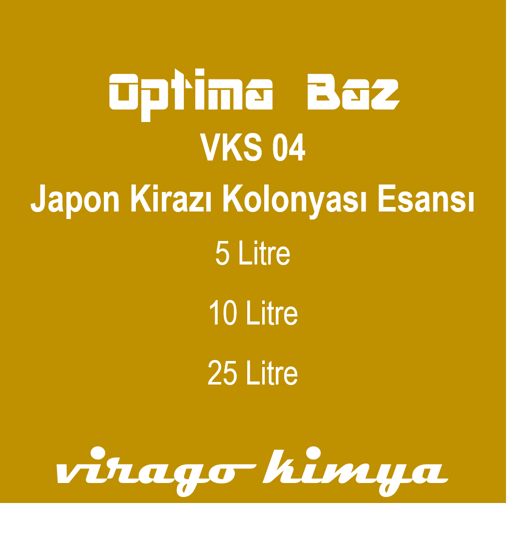 Optima Baz VKS - 04 Japon Kirazı Kolonyası Esansı 