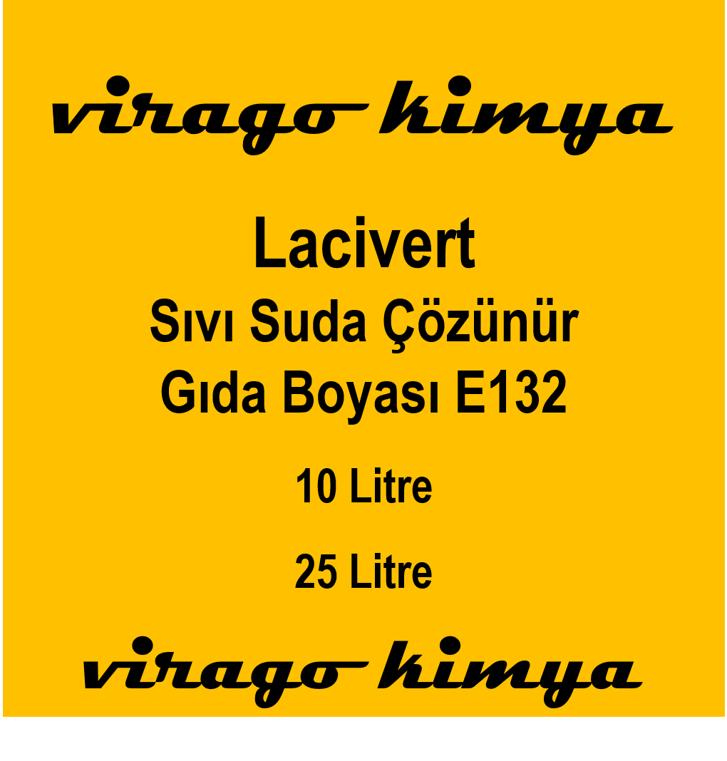 Lacivert Sıvı Suda Çözünür Gıda Boyası (E132)