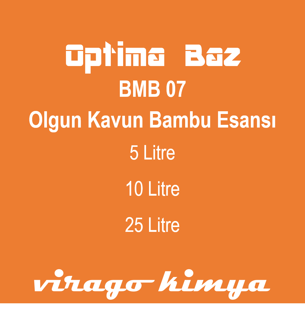 Optima Baz BMB - 07 Olgun Kavun Bambu Esansı 