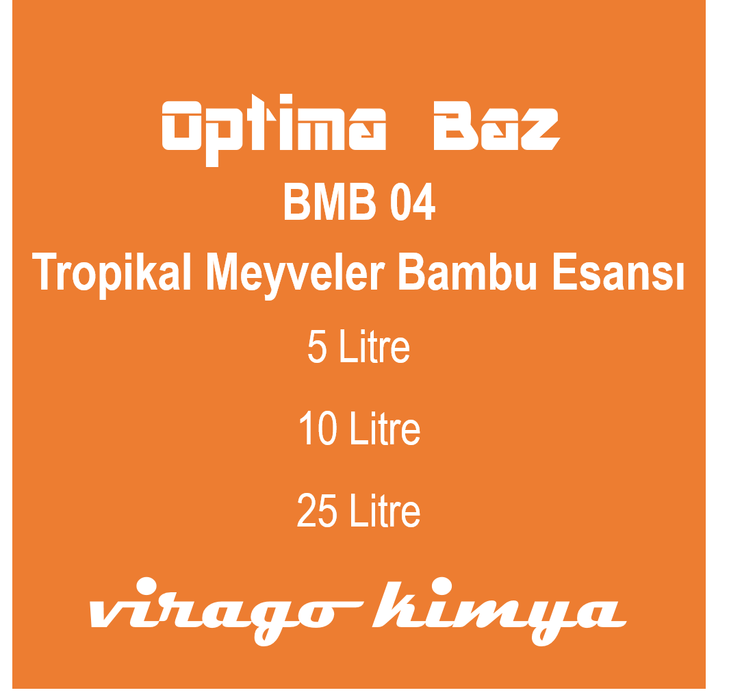 Optima Baz BMB - 04 Tropikal Meyveler Bambu Esansı 